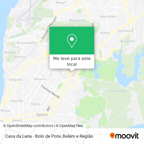 Casa da Lena - Bolo de Pote mapa