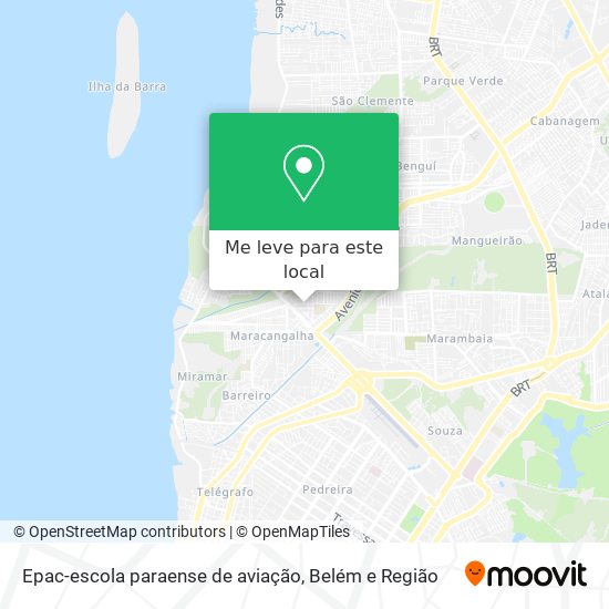 Epac-escola paraense de aviação mapa