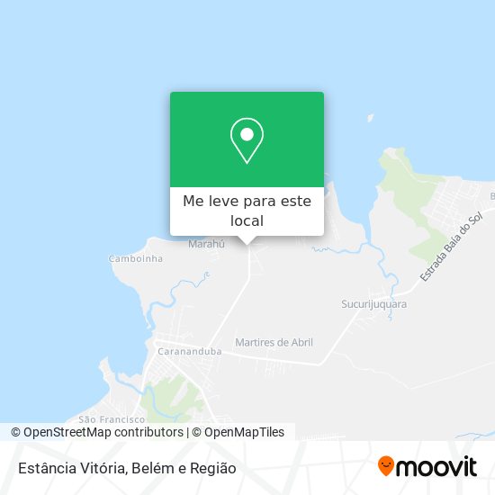 Estância Vitória mapa