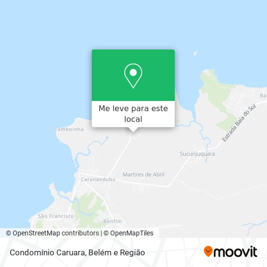 Condomínio Caruara mapa