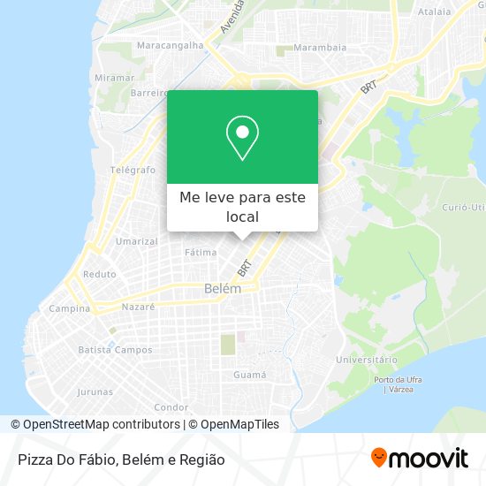 Pizza Do Fábio mapa