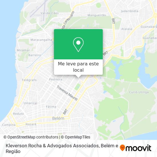 Kleverson Rocha & Advogados Associados mapa