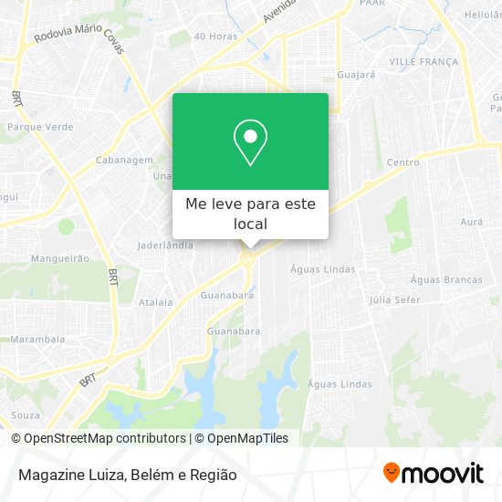 Magazine Luiza mapa