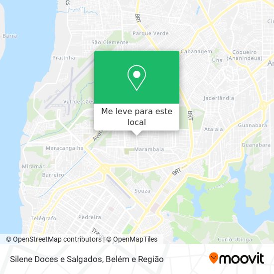 Silene Doces e Salgados mapa