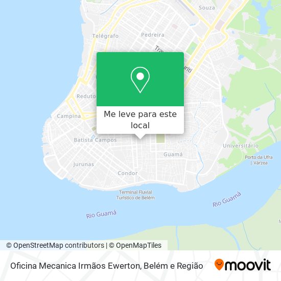 Oficina Mecanica Irmãos Ewerton mapa