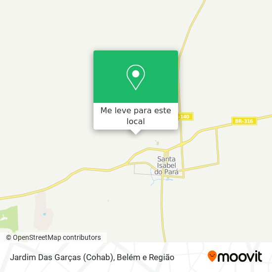 Jardim Das Garças (Cohab) mapa