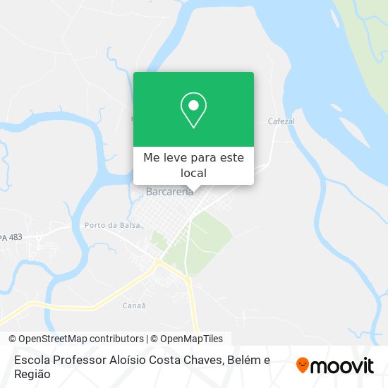 Escola Professor Aloísio Costa Chaves mapa