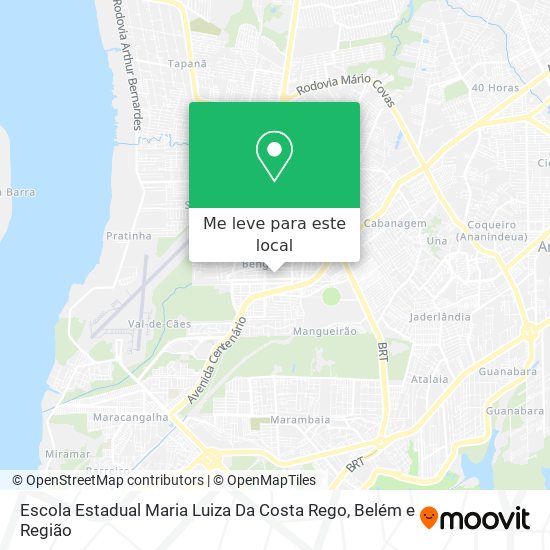 Escola Estadual Maria Luiza Da Costa Rego mapa