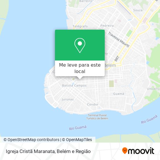Igreja Cristã Maranata mapa