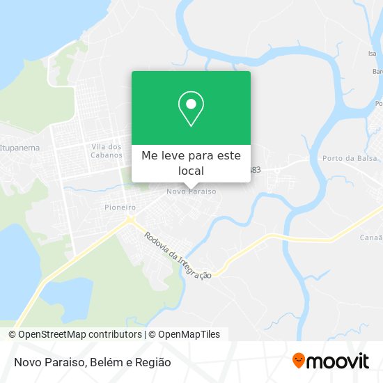Novo Paraiso mapa