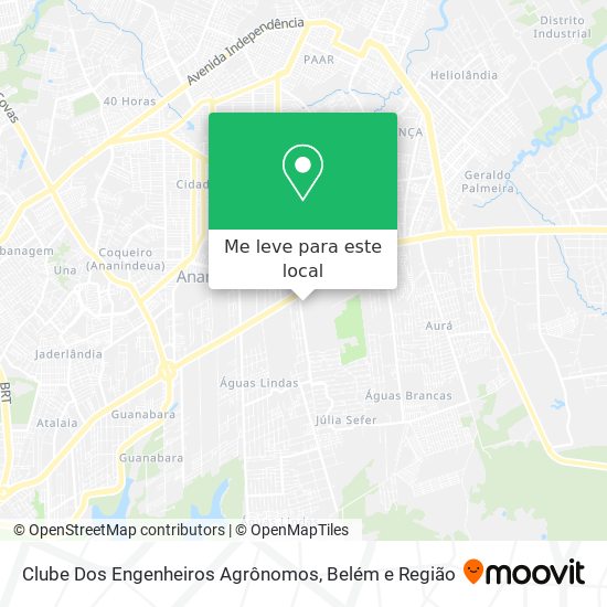 Clube Dos Engenheiros Agrônomos mapa