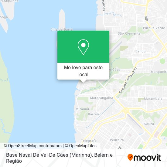 Base Naval De Val-De-Cães (Marinha) mapa