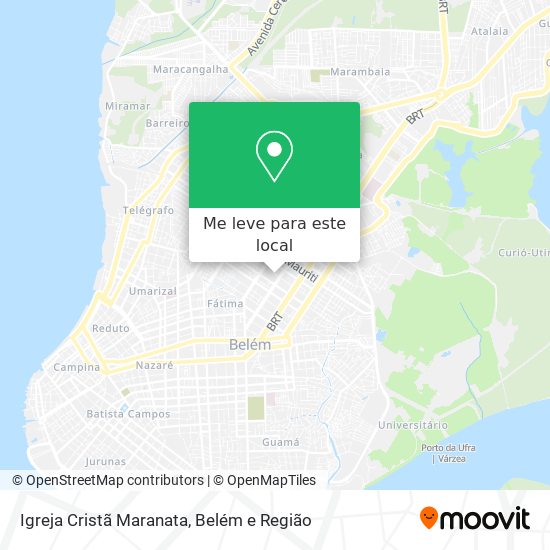 Igreja Cristã Maranata mapa