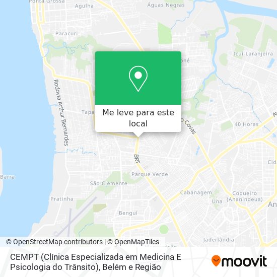 CEMPT (Clínica Especializada em Medicina E Psicologia do Trânsito) mapa
