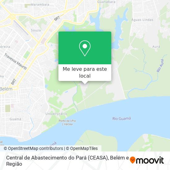 Central de Abastecimento do Pará (CEASA) mapa