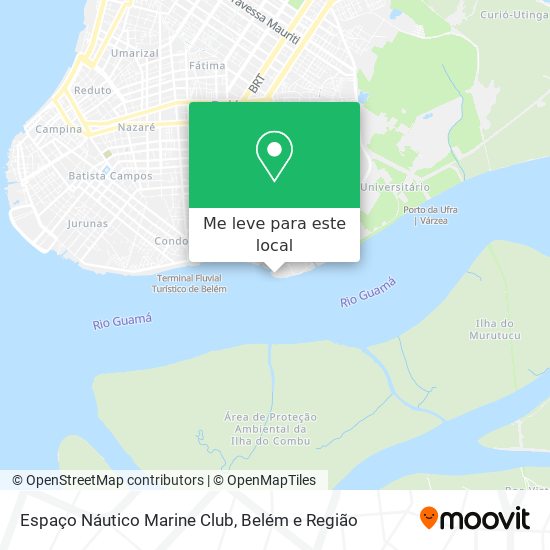 Espaço Náutico Marine Club mapa