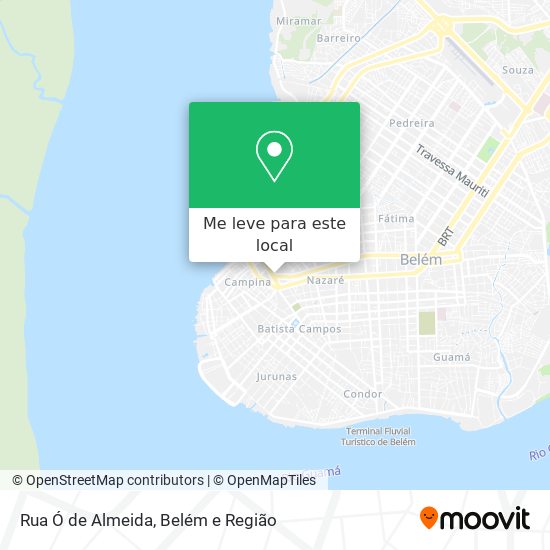Rua Ó de Almeida mapa