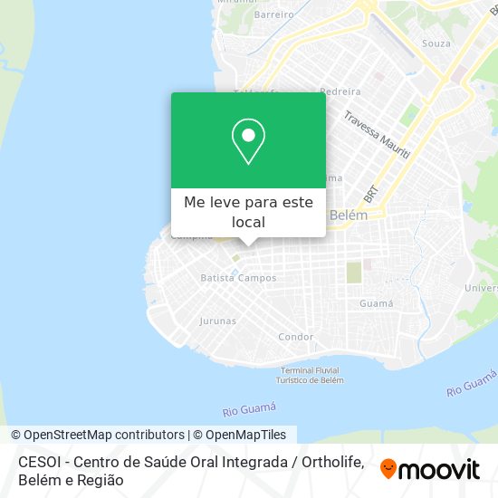 CESOI - Centro de Saúde Oral Integrada / Ortholife mapa