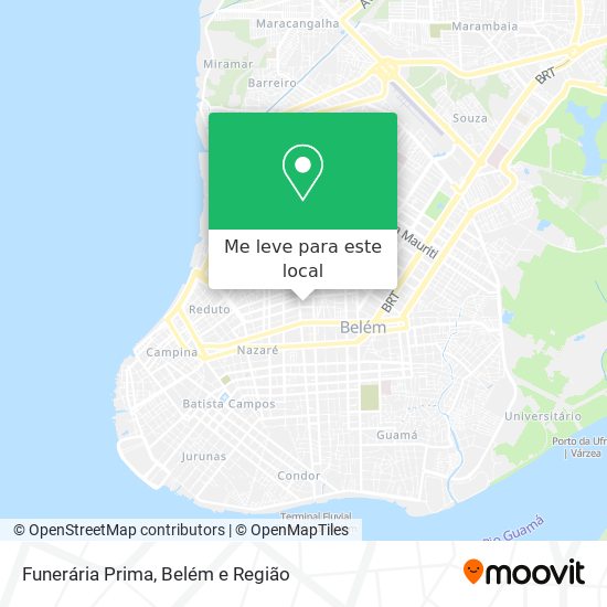 Funerária Prima mapa