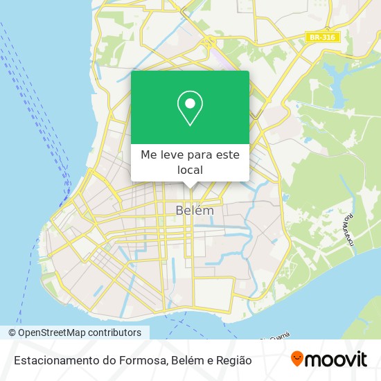 Estacionamento do Formosa mapa