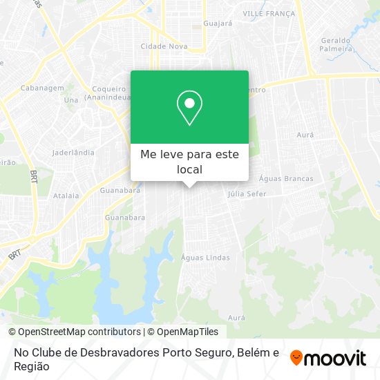 No Clube de Desbravadores  Porto Seguro mapa