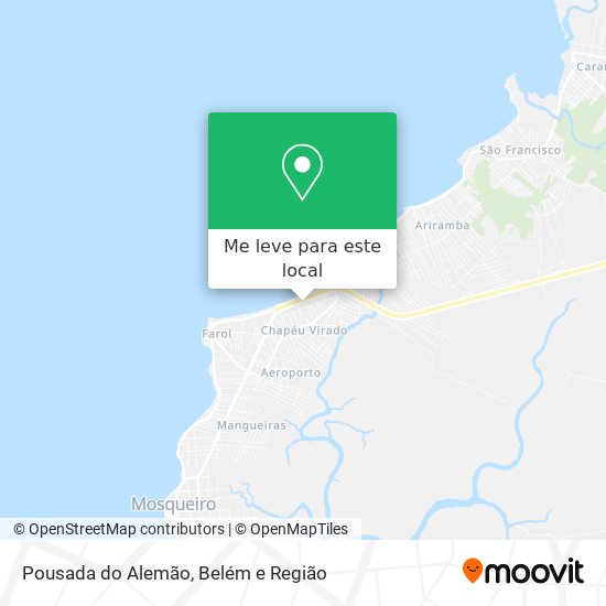Pousada do Alemão mapa