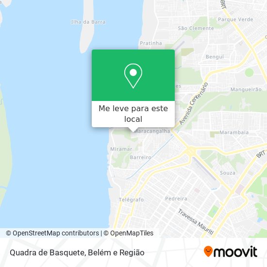 Quadra de Basquete mapa