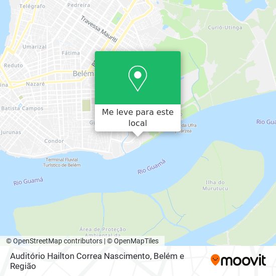 Auditório Hailton Correa Nascimento mapa