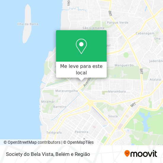 Society do Bela Vista mapa