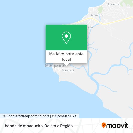 bonde de mosqueiro mapa