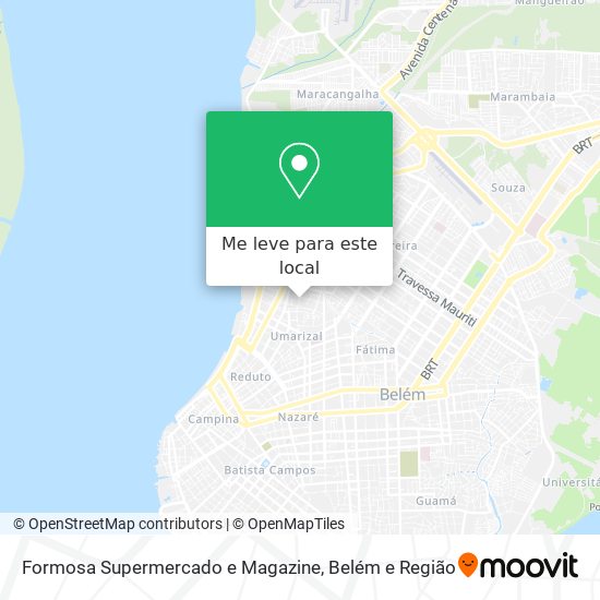 Formosa Supermercado e Magazine mapa