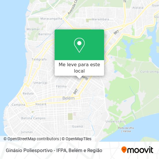 Ginásio Poliesportivo - IFPA mapa