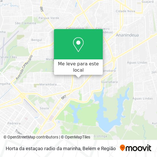 Horta da estaçao radio da marinha mapa