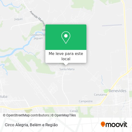 Circo Alegria mapa