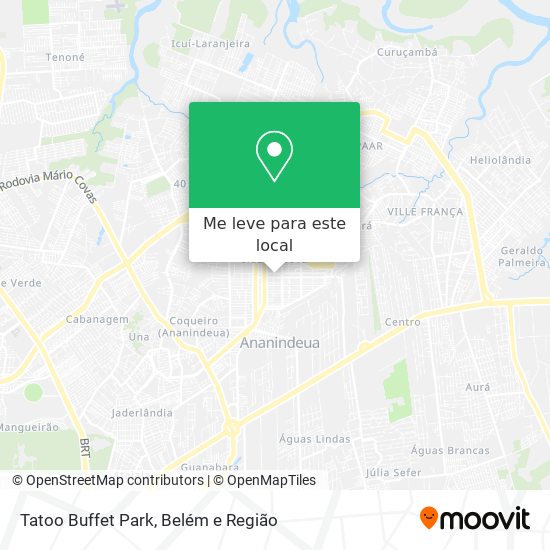 Tatoo Buffet Park mapa