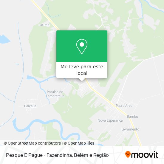 Pesque E Pague - Fazendinha mapa