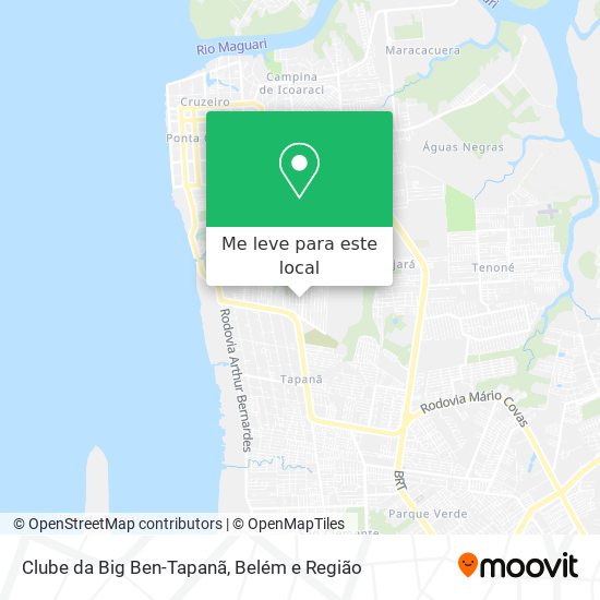 Clube da Big Ben-Tapanã mapa