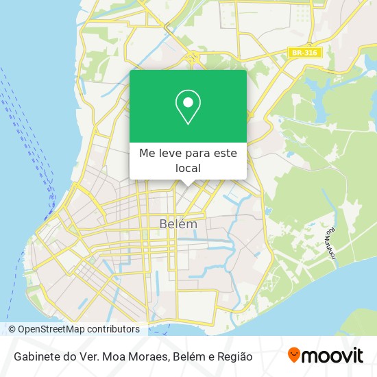 Gabinete do Ver. Moa Moraes mapa