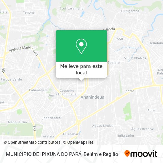 MUNICIPIO DE IPIXUNA DO PARÁ mapa