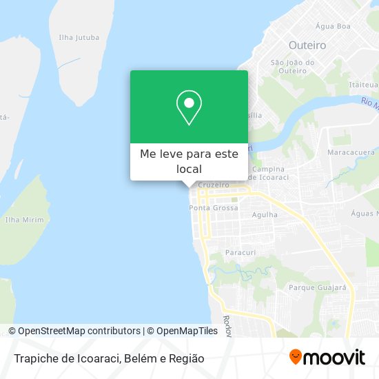 Trapiche de Icoaraci mapa