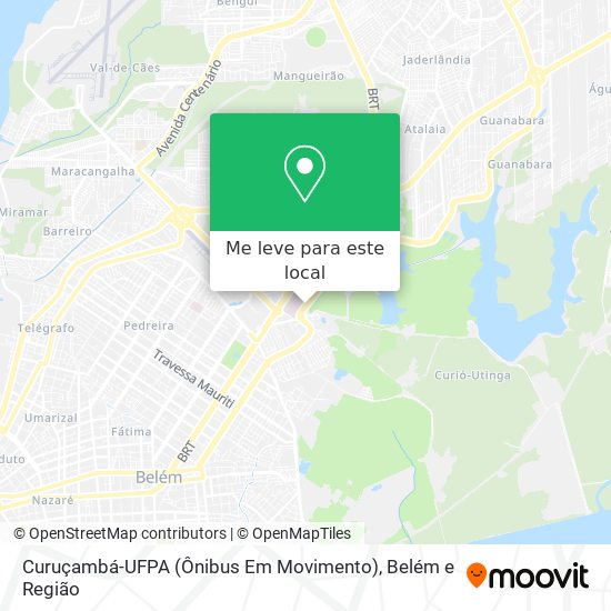 Curuçambá-UFPA (Ônibus Em Movimento) mapa