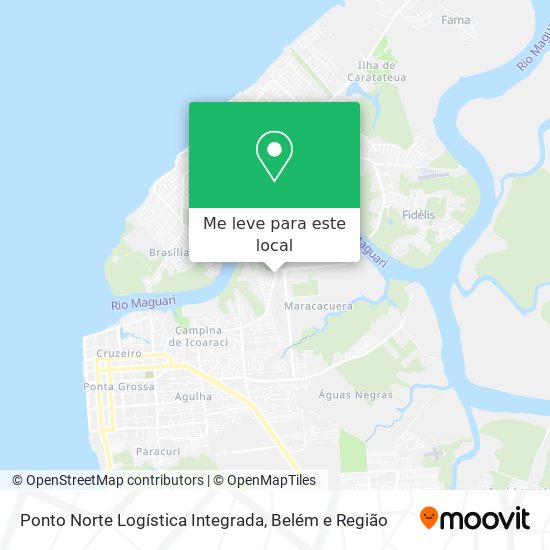 Ponto Norte Logística Integrada mapa