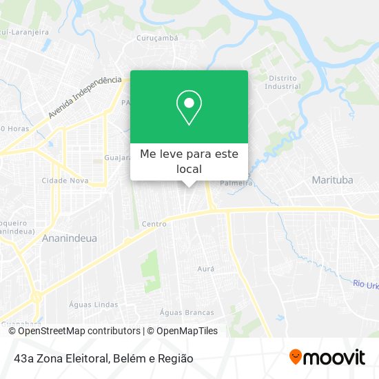 43a Zona Eleitoral mapa