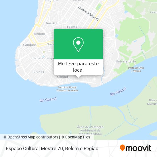 Espaço Cultural Mestre 70 mapa
