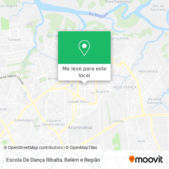 Escola De Dança Ribalta mapa
