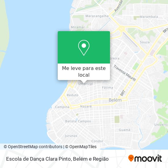 Escola de Dança Clara Pinto mapa