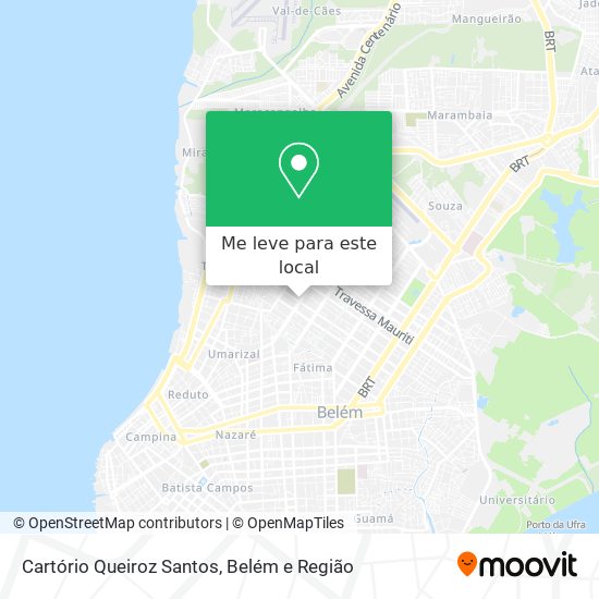 Cartório Queiroz Santos mapa