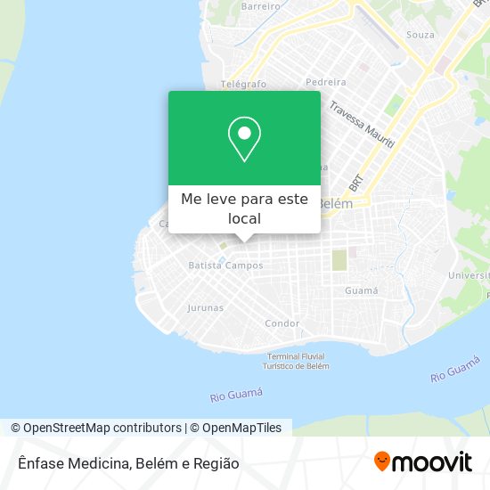 Ênfase Medicina mapa