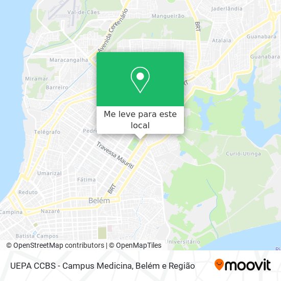 UEPA CCBS - Campus Medicina mapa
