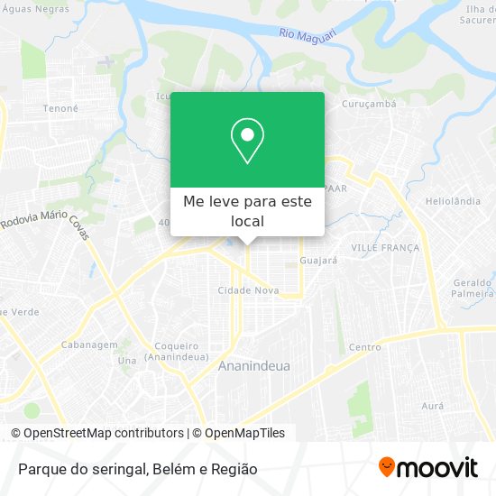 Parque do seringal mapa